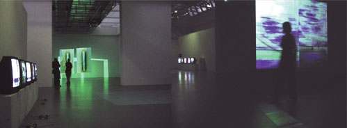 Video Installation infra_strukt 2.0, Judith Nothnagel - Luigi Pecci Museum, Florenz-Prato